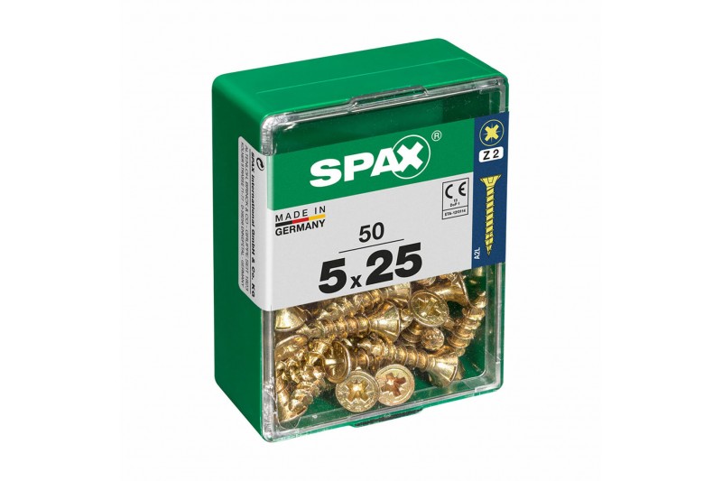 Box of screws SPAX Wood screw Flat...