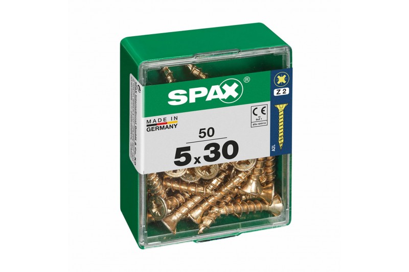 Box of screws SPAX Wood screw Flat...