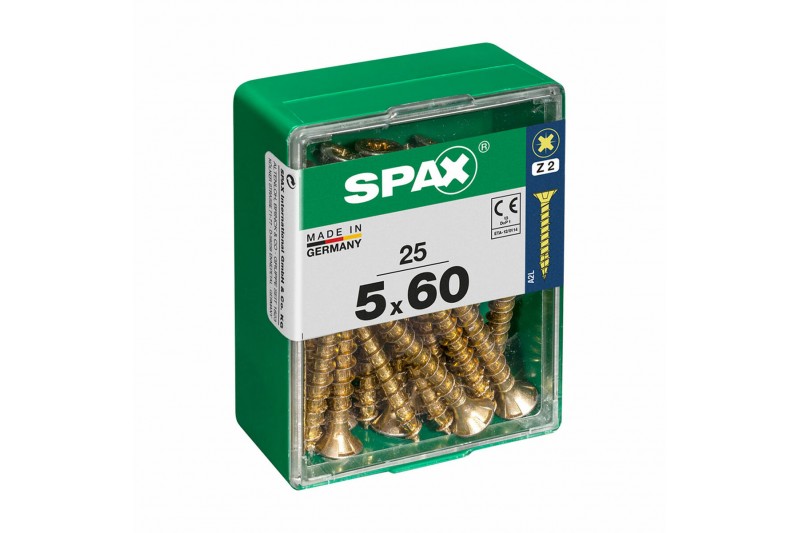 Box of screws SPAX Wood screw Flat...