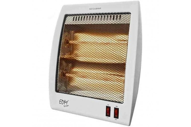 Estufa de Cuarzo EDM 07109 Blanco 1000 W