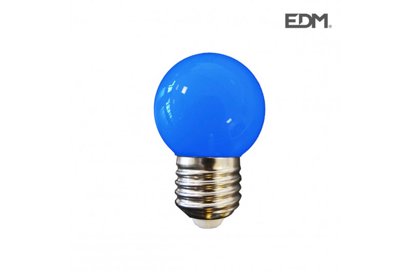 Bombilla LED EDM Azul E27 A+ 1,5 W