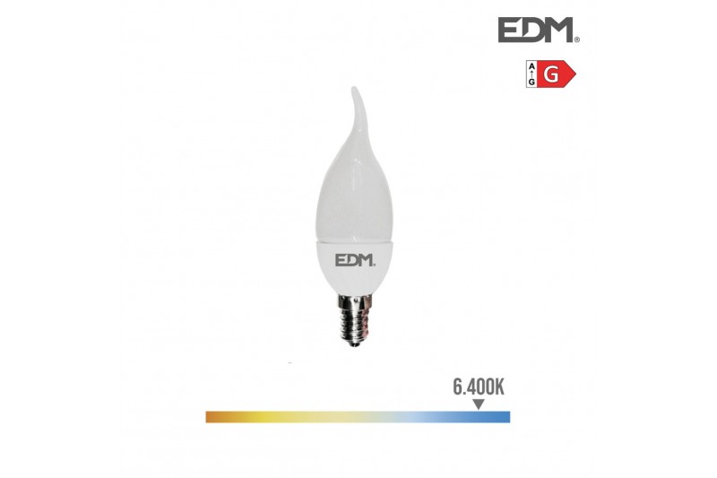 Bombilla LED EDM 5 W E14 G 400 lm...