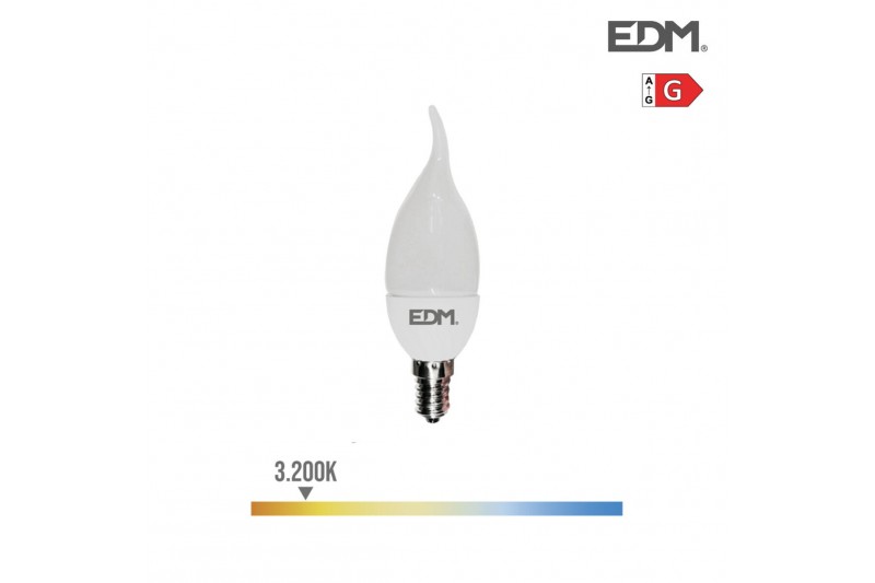 Bombilla LED EDM 5 W E14 G 400 lm...