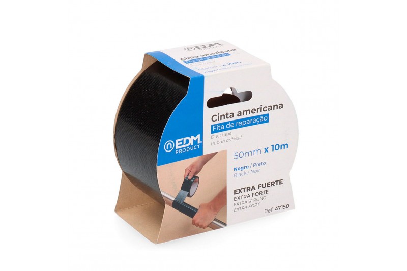 Duct tape EDM Black (50 mm x 10 m)