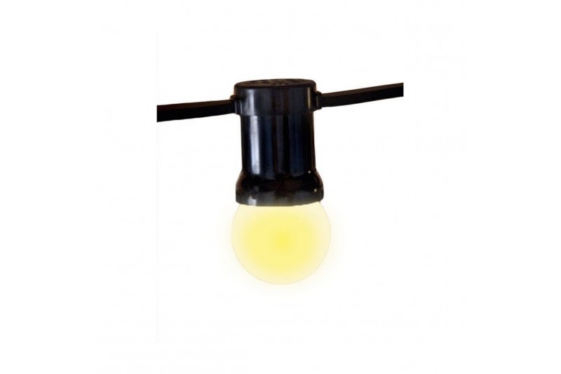 Guirlande lumineuse LED EDM Noir E27...