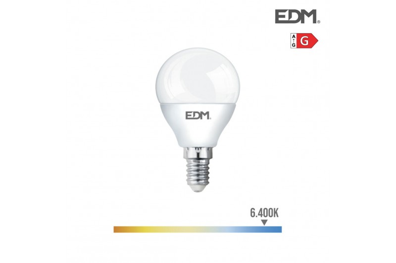 Bombilla LED EDM 5 W E14 G 400 lm...