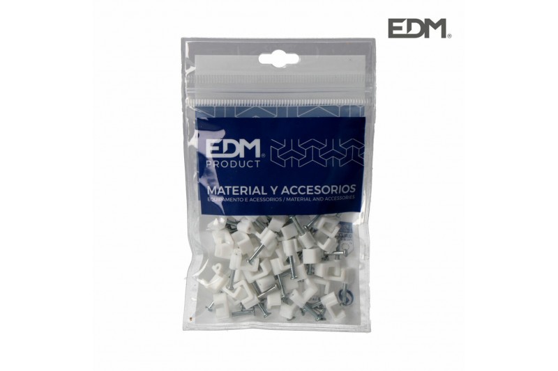 Nietjes EDM Nº 03 2 x 1 mm Wit Kabels...