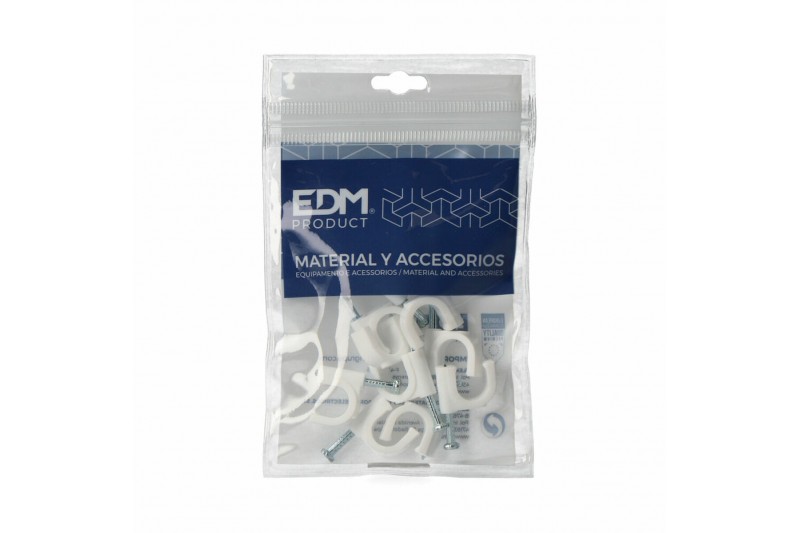 Agrafes EDM Nº 9 2 x 4 mm Blanc 10...