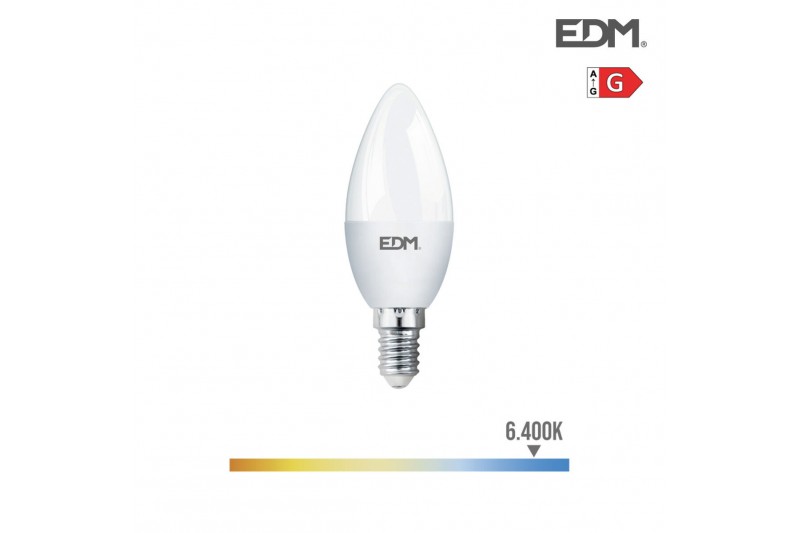 Bombilla LED EDM 5 W E14 G 400 lm...