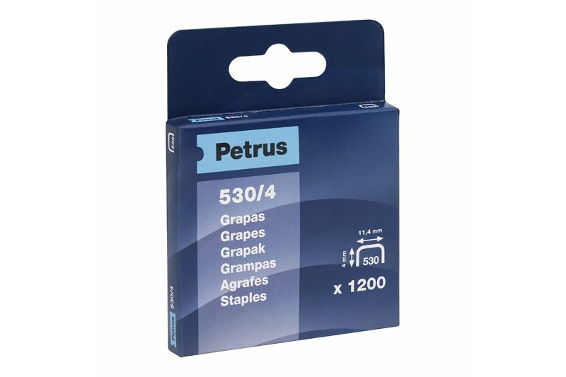 Grapas Petrus 77512 530/4 mm 1200...