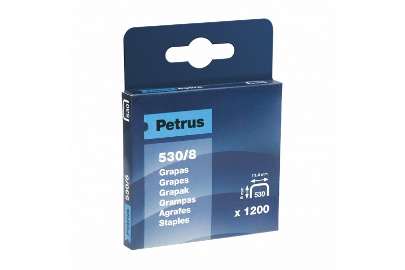 Grapas Petrus 77514 530/8 mm 1200...