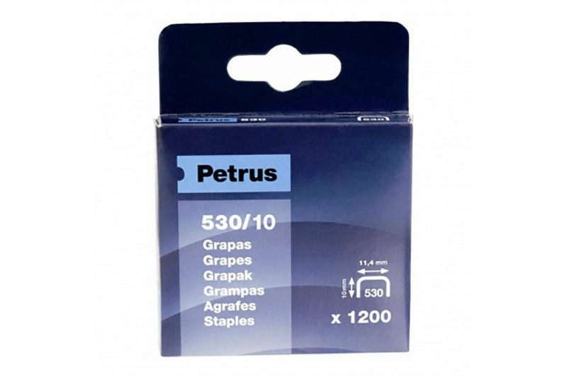 Agrafes Petrus 77515 530/10 mm 1200...