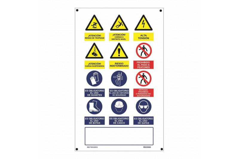 Schild Normaluz Obra múltiple PVC (50...