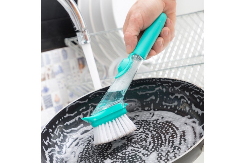 Scourer Brush with Handle and Soap...