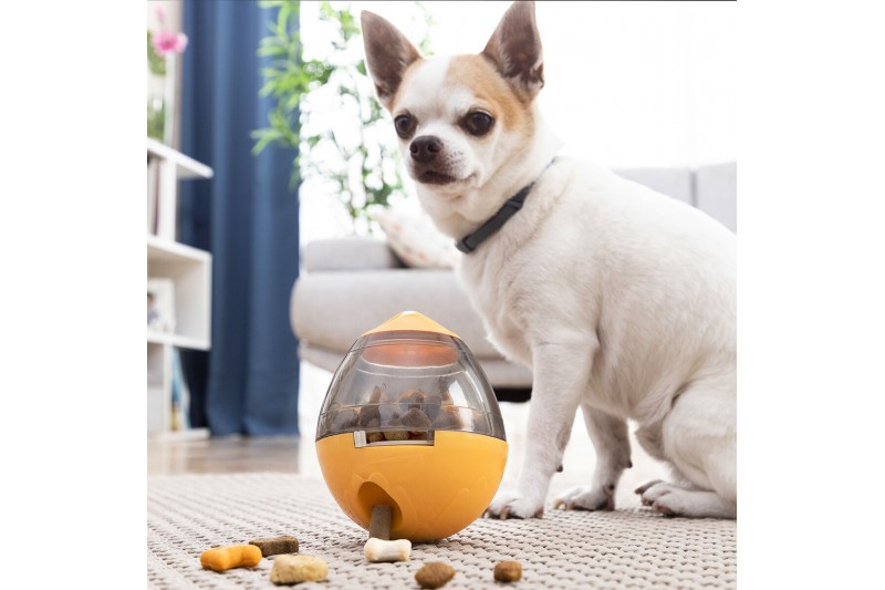 2-In-1 Treat Dispenser Toy for Pets...