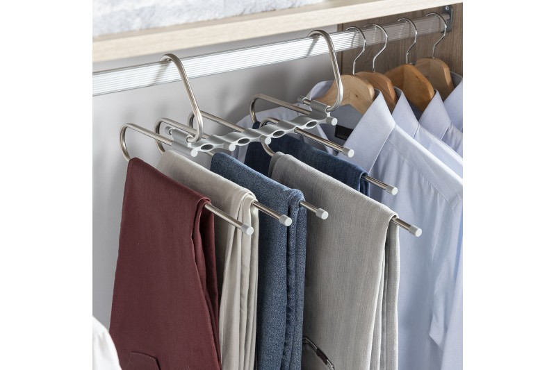 5-in-1 Multiple Trouser Hanger Havser...