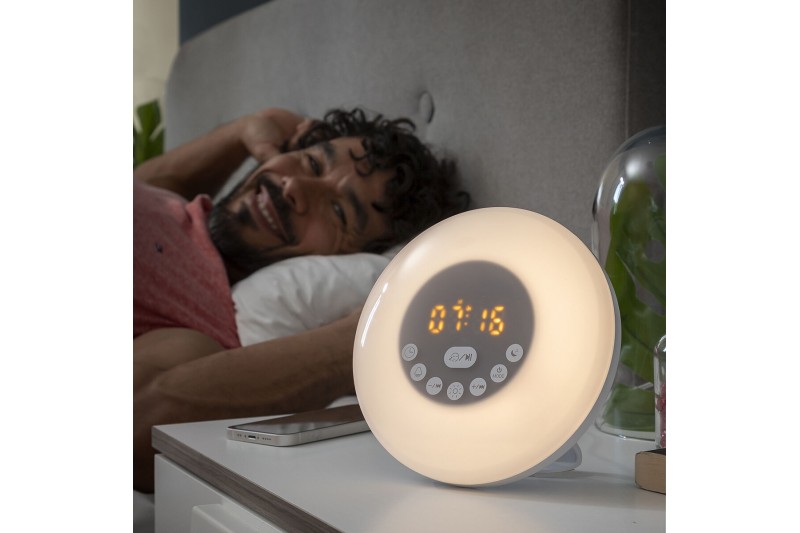 Rechargeable Sunrise Alarm Clock with...