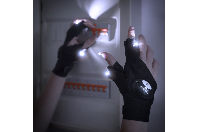 Gloves with LED Light Gleds...