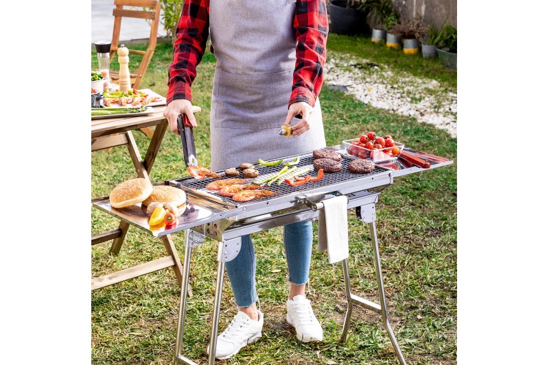 Barbecue au Charbon de Bois Pliable...