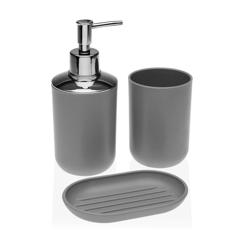 Bath Set Versa Grey polypropylene...