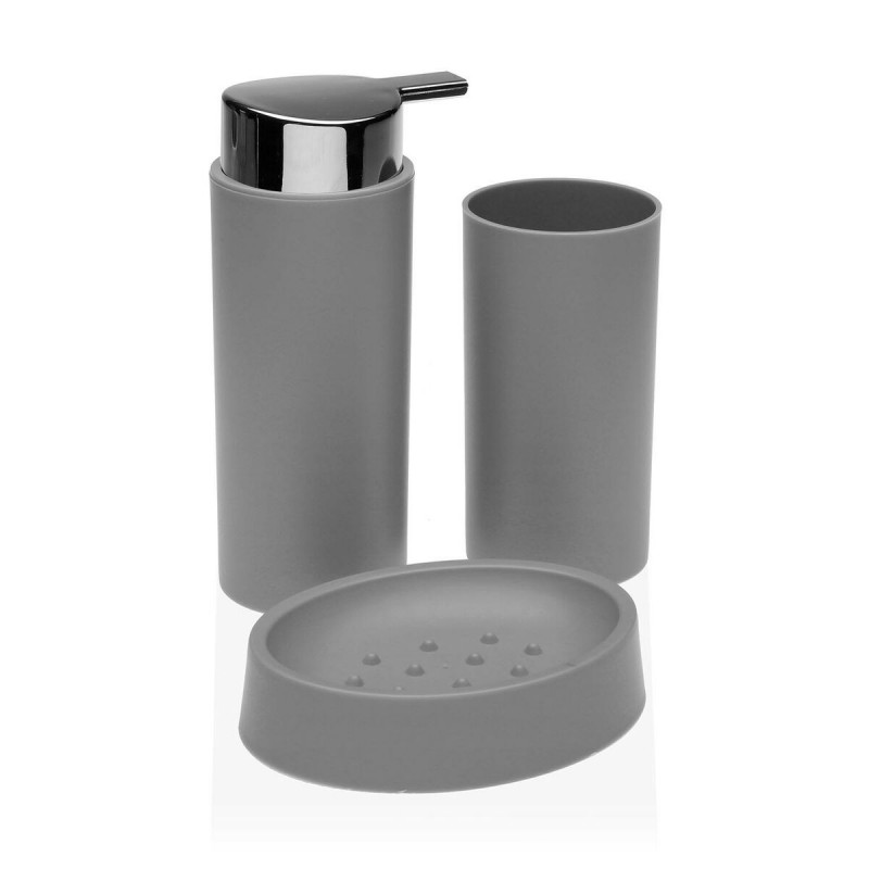 Bath Set Versa Grey polypropylene...