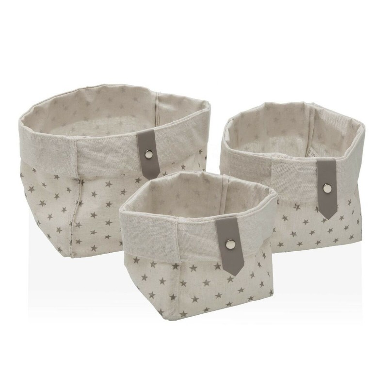 Basket set Versa Stars Polyester 14 x...