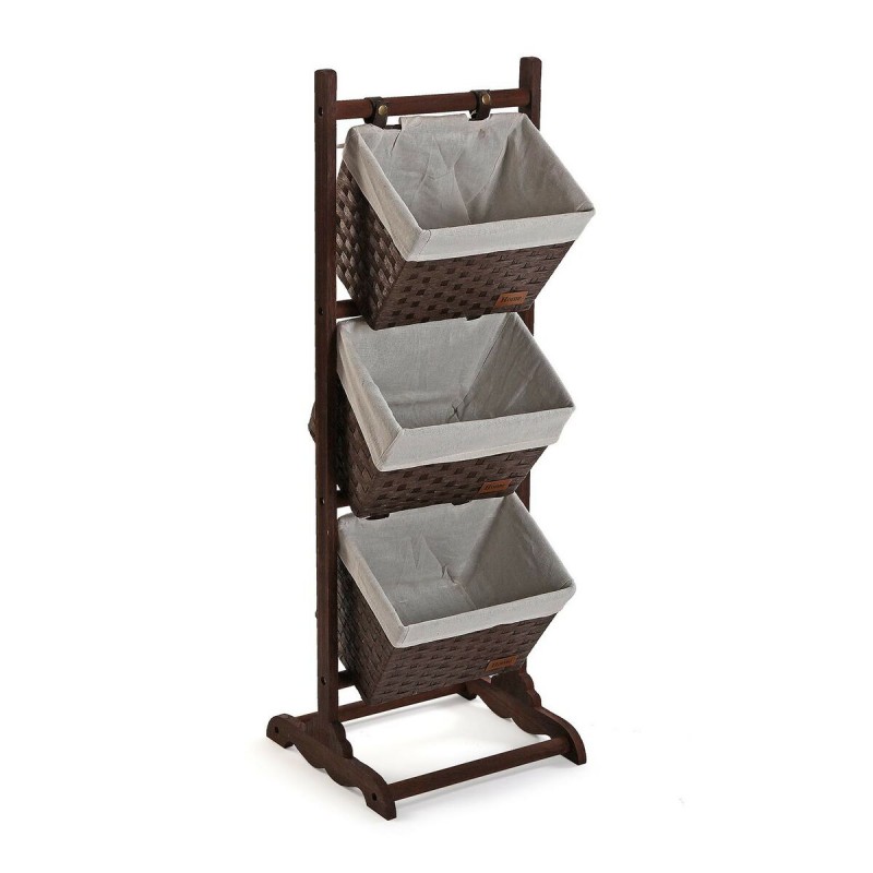 Bathroom Shelves Versa Dark brown 3...