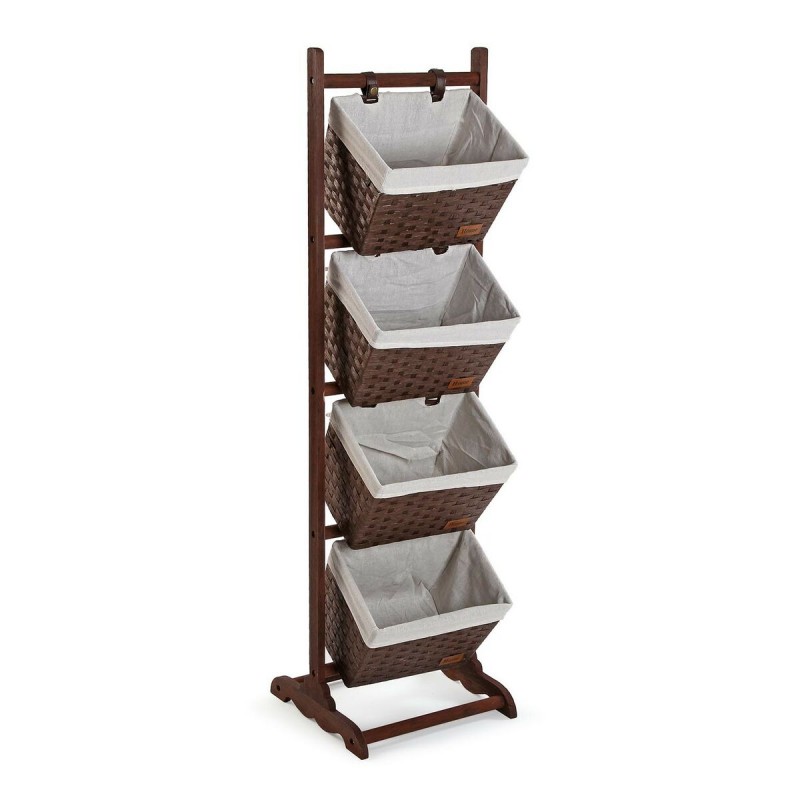 Bathroom Shelves Versa Dark brown 4...