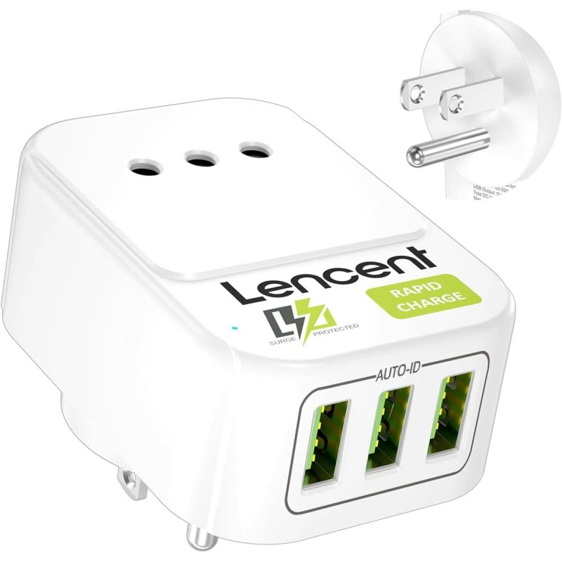 Universal Travel Power Adapter White...