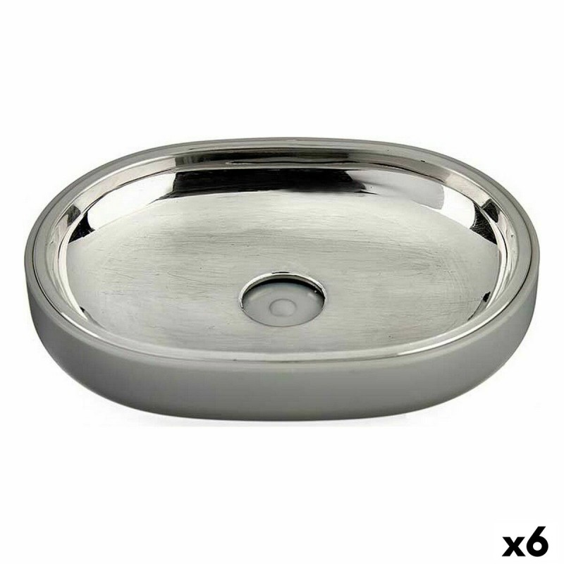 Soap dish Silver Grey Stainless steel...