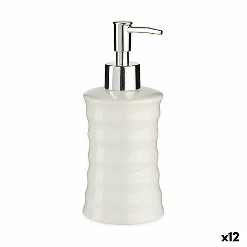 Soap Dispenser Waves Ceramic Metal...