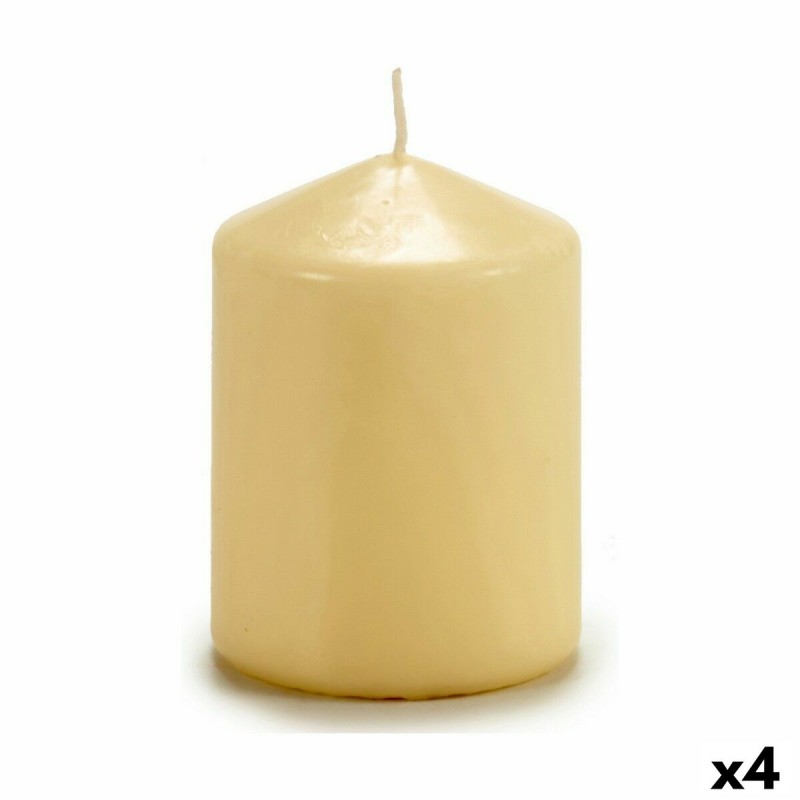 Candela Crema 7 x 10 x 7 cm (4 Unità)