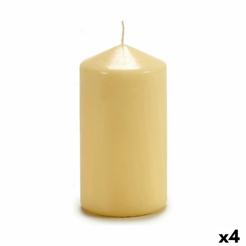 Candela Crema 7 x 13 x 7 cm (4 Unità)