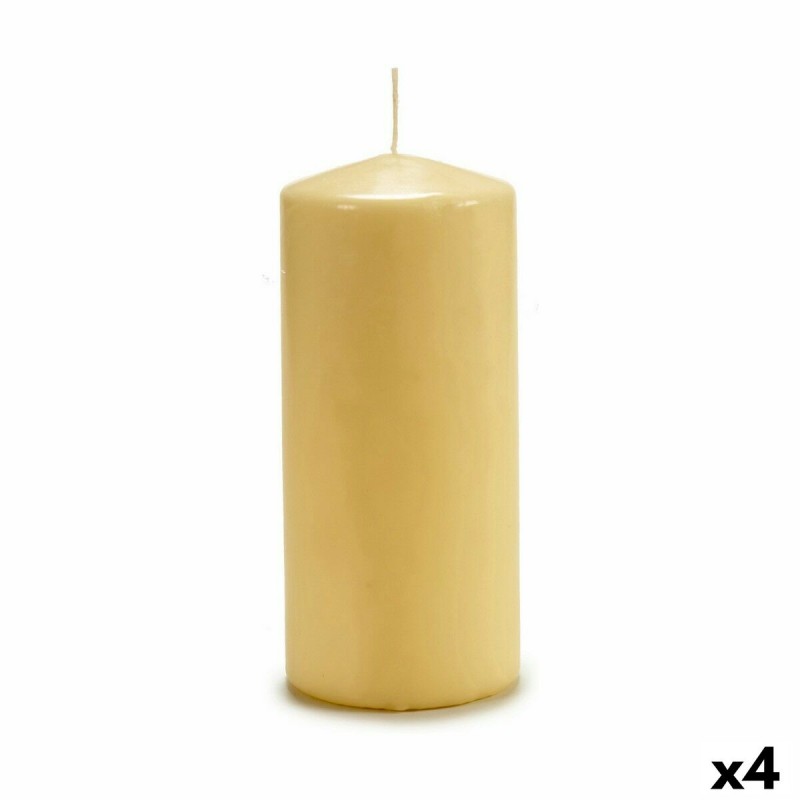 Candela 9 x 20 x 9 cm Crema (4 Unità)