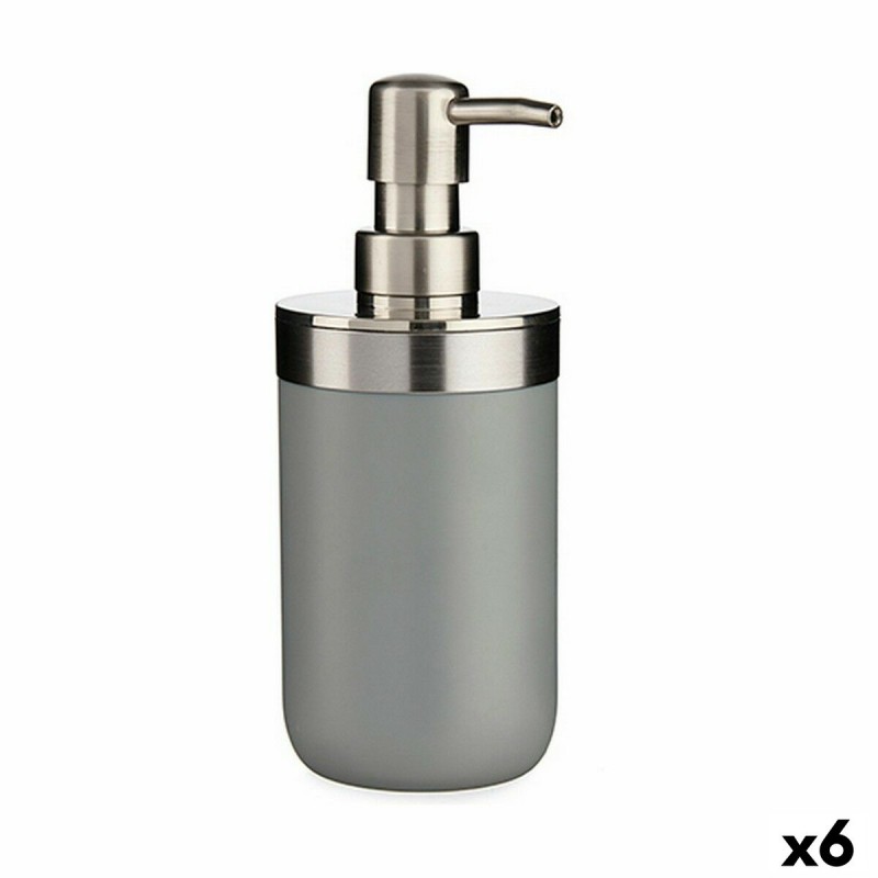 Soap Dispenser Grey Plastic 350 ml (6...