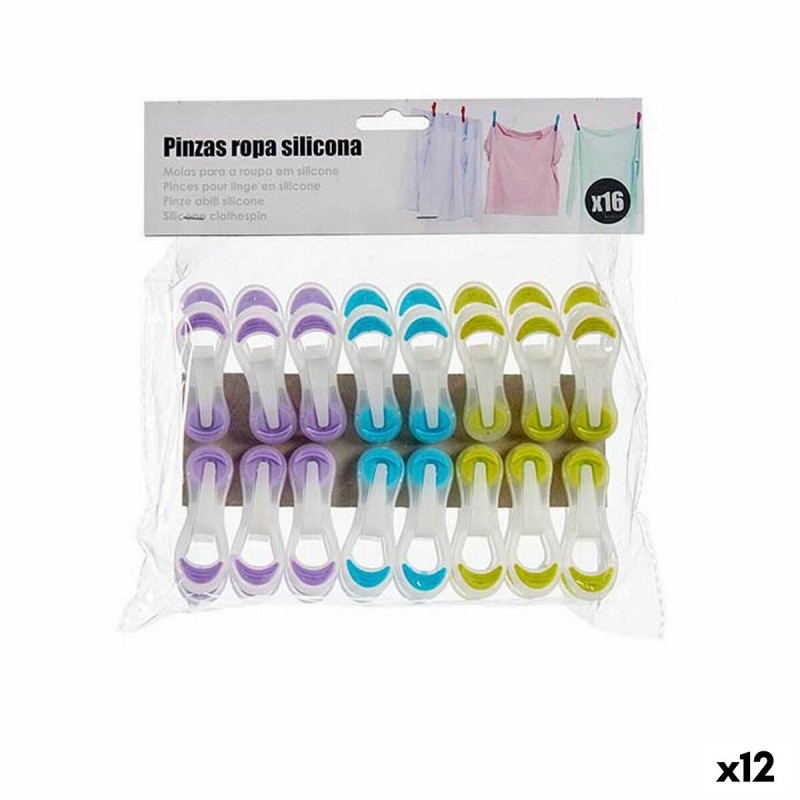 Pinzas para la Ropa Silicona (12...