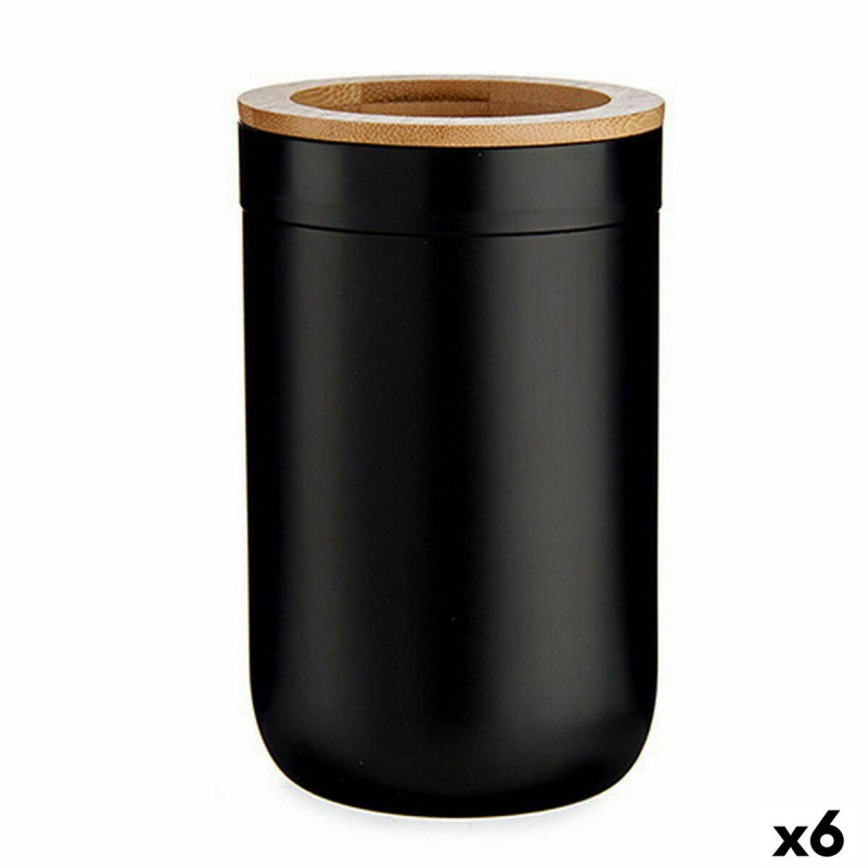 Toothbrush Holder Brown Black Bamboo...