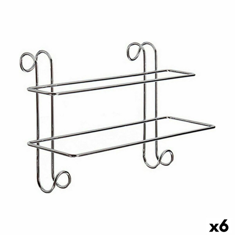 Hanging Towel Rail Silver Metal 14 x...