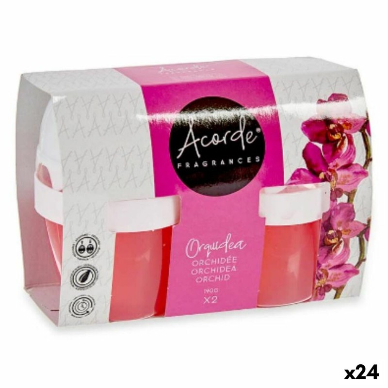 Lot de désodorisants Gel Orchidée (24...