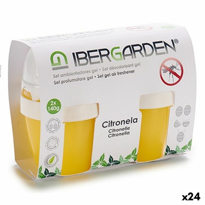 Luchtverfrisserset Gel Citronella (24...