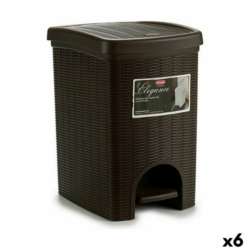 Pedal bin Stefanplast Elegance Brown...