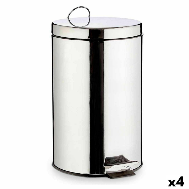 Pedal bin Silver Stainless steel...