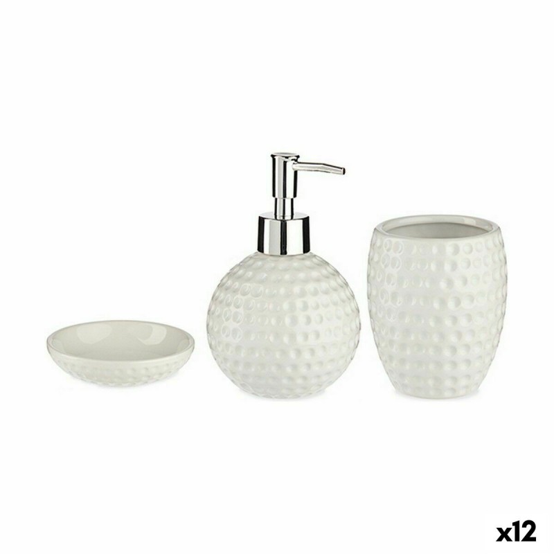 Set de Baño Blanco Cerámica (12...