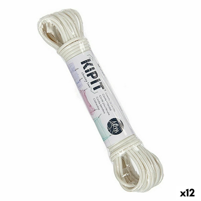 Corda per Stendere Bianco PVC 10 m...