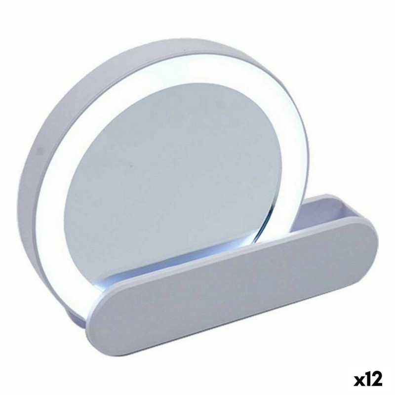 Espejo Luz LED 9 x 2 x 10 cm Blanco...