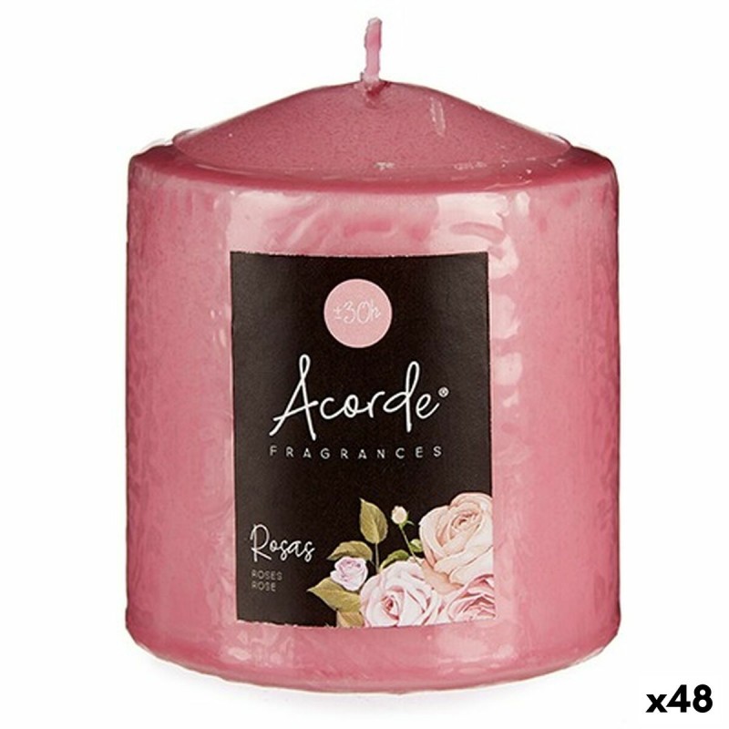 Candela Profumata Rose Rosa 7 x 8 x 7...