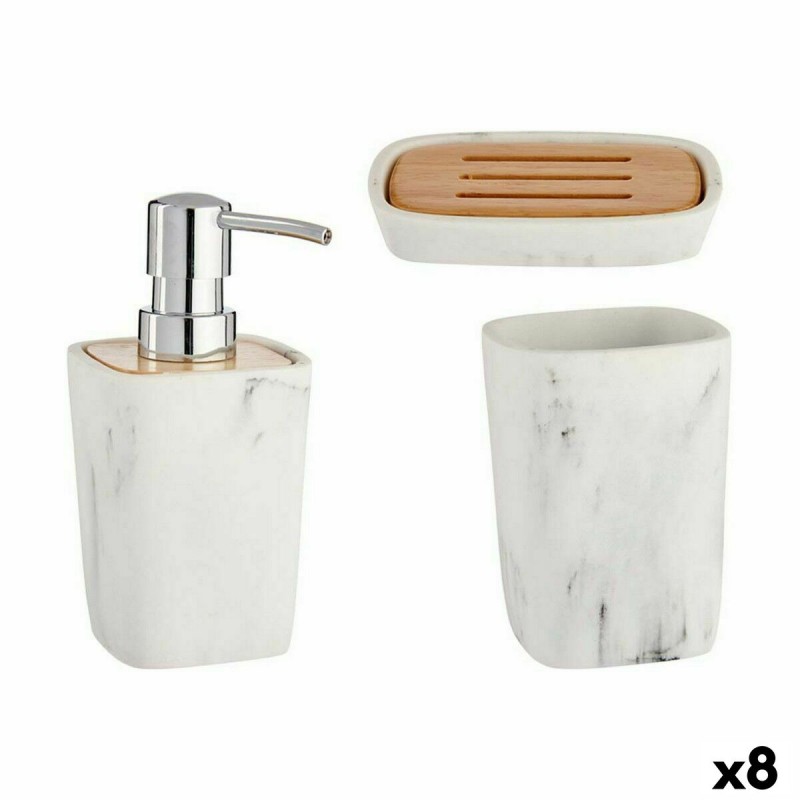 Ensemble de Bain Blanc Bambou...