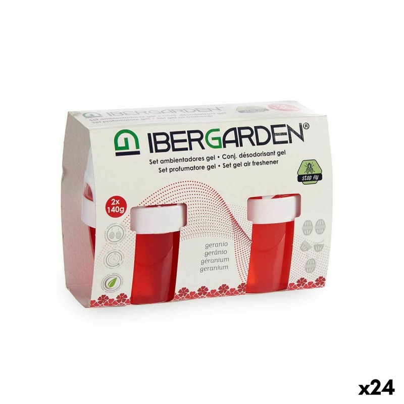 Lot de désodorisants Gel Géranium (24...