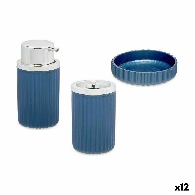 Badset Blauw Plastic (12 Stuks)