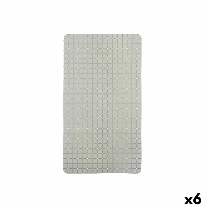 Non-slip Shower Mat Frames Grey PVC...